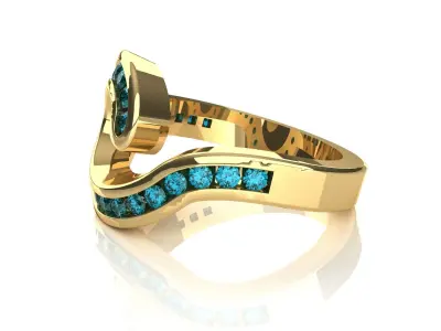 Wave Ring Minimalist 3D print model