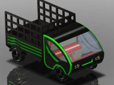 Cruzer L cargo truck Free 3D model