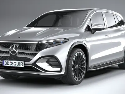 Mercedes-Benz EQS SUV 2023 3D model