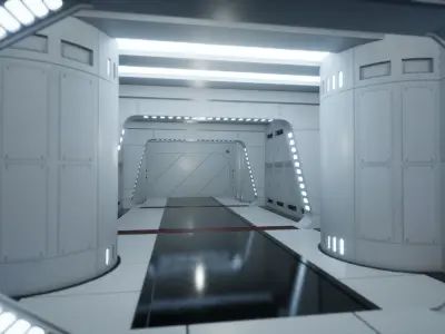 ISB Style room Low-poly 3D model