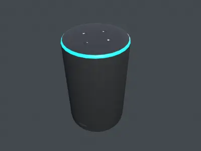 Smart Speaker Amazon Echo Low-poly 3D model