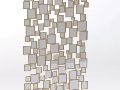 Isabella Mirror by Zgallerie 3D model