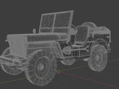 Jeep Willy 3D model 3D model