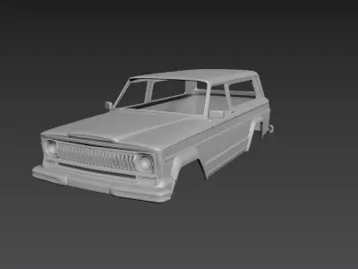 Jeep Grand Cherokee 1977 Body For Print 3D print model