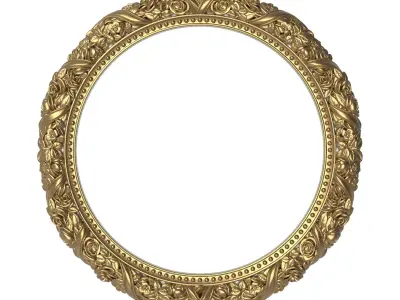 10 carved frames set 3D Model Collection