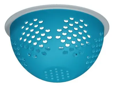 Plastic Vegetable Colander 3D model