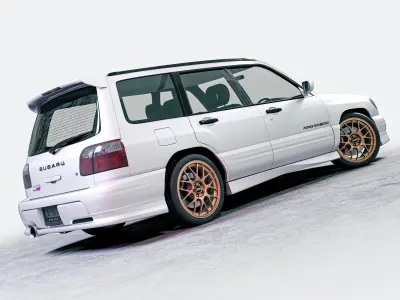 Subaru Forester STI SF5 2001 3D model