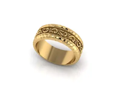 BAND RING 3D print model