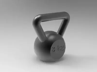 Kettle Bells 8 kg 3D print model