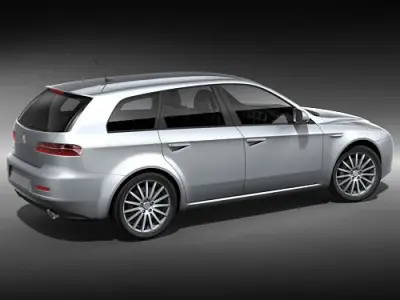 Alfa Romeo 159 Sportwagon 3D model
