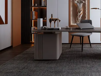 Modern Luxury Home Office 3D model