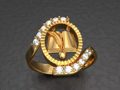 anillo graduacion o promocion  3D print model