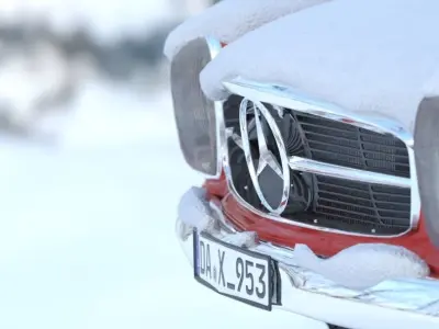 Mercedes Benz 280SL PAGODA Hard Top 3D model