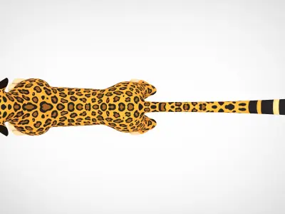 Leopard 3D model 5