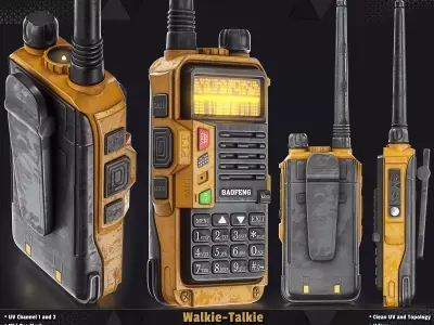 Walkie-Talkie 3D model