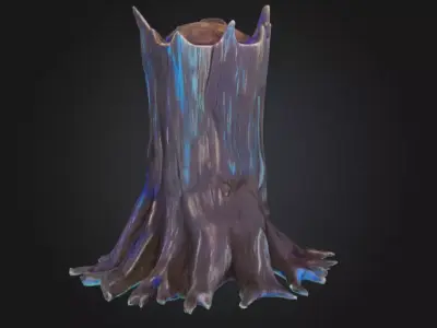 Tree Sentinel Low-poly 3D model