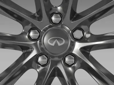 Infiniti Q70 Hybrid rim 2015 3D model