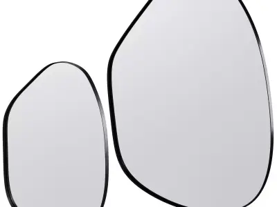 Wall Mirror Melia by Kasbah design 3D model