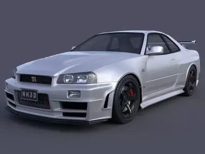Nissan Skyline GT R34 3D model