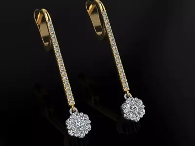 Earrings 11 3D print model