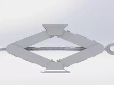 Car jack 3D print model