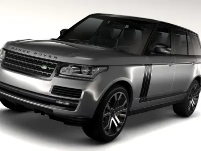 Range Rover SVAutobiography Dynamic LWB 2017 3D model
