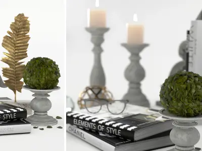 Decorative Set 01 3D model
