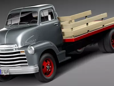 Chevrolet COE Truck 1950 3D model