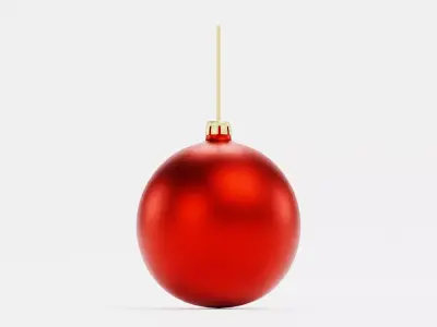 Christmas Ball Ornament V1 Low-poly 3D model