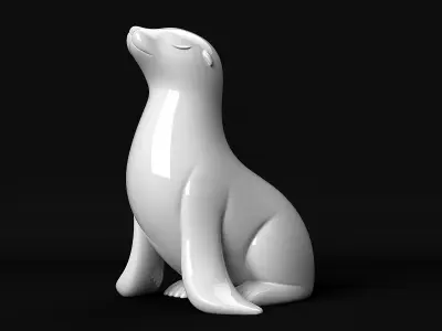 Seal Sculpture 3D print model