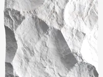162-RockPanel sandstone wall art 3D model