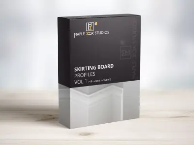 Skirting Board Profiles Vol 1 3D model