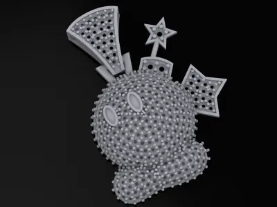 Bob-Omb - Super Mario stones 3D print model