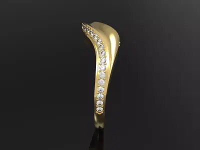 women ring   3D print model