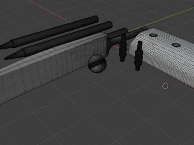 Cricket Set with Free Vase 13 Model 3D print model