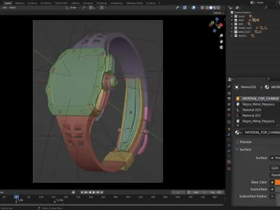 Richard Mille 3D model