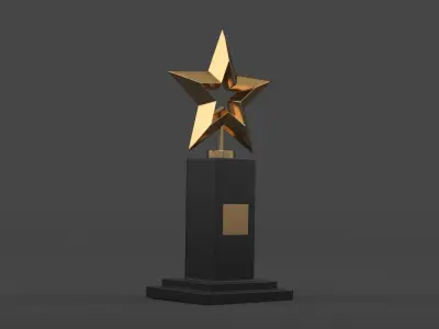 Trophy Cups 3D model 80