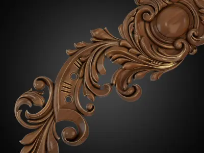 Decor Horizontal 001 3D model