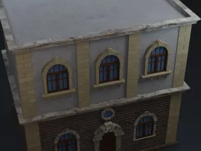 Low Poly House Free 3D model