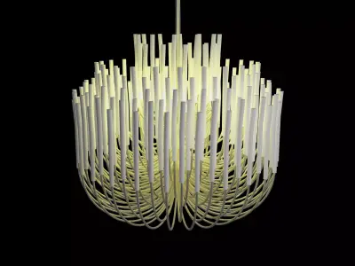 Tilda Large Chandelier - Studio Q 3D model