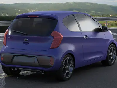 10 cars collection coach 3D model