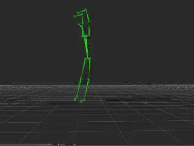 Basketball motion capture 3D model