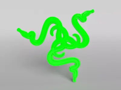 Razer Logo v3 003 Free low-poly 3D model
