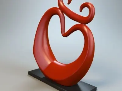 Abstract Figure 3D model 14