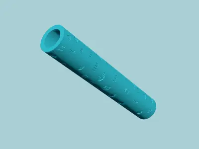 Texture Roll 67 Naruto Negative - Fondant Decoration Maker 3D print model