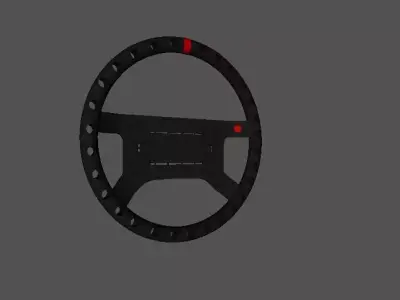 01 Volante 4 Bolas  Low-poly 3D model