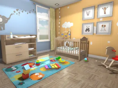 Baby Room 3D model
