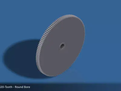 120-Tooth Spur Gear 03 3D print model