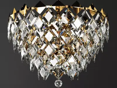 ANKE LUXURY CHANDELIER 3 Low-poly 3D model