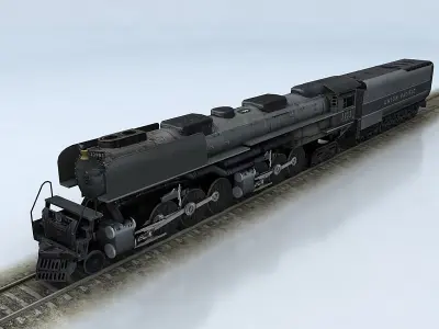 Challenger Union Pacific Low-poly 3D model